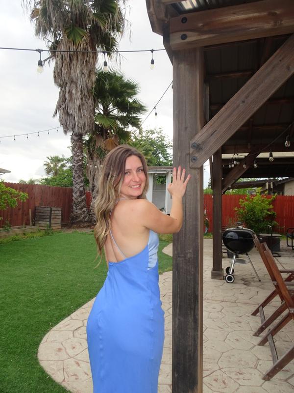 blue mermaid sequin dress Royal Blue Sequins Strapless Short Court Train Mermaid Prom Dress main image 1