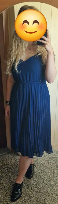 blue skater midi dress Saffira Skater Midi Dress (Blue) | Love Cherish