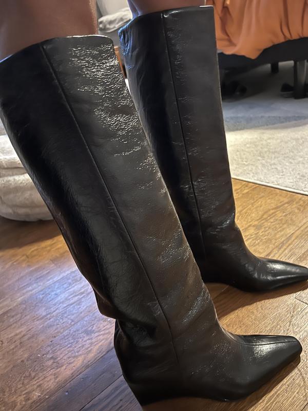 Asos wedge boots sales
