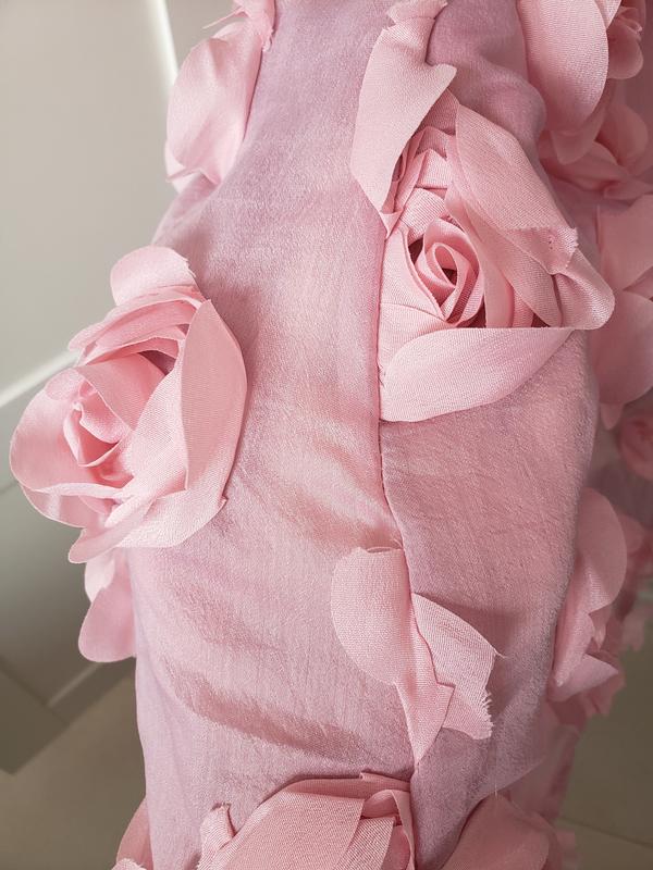 Dream Sister Jane rosette trapeze midaxi dress in pink | ASOS
