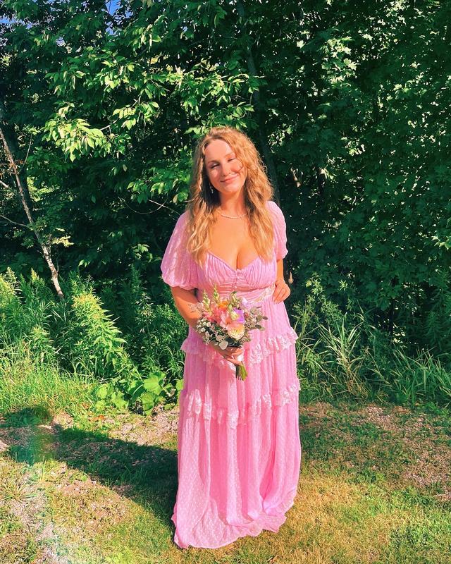 ASOS DESIGN Tall open back lace insert textured maxi tea dress in