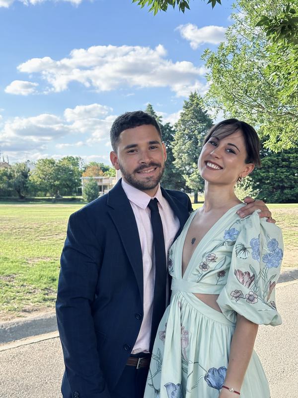 sachin and babi light blue dress Paradise Love Embroidered Wedding Dress | Made-To-Order main image 1