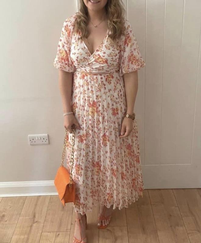 boutique midi dresses for women Delicate Blooms Midi Dress