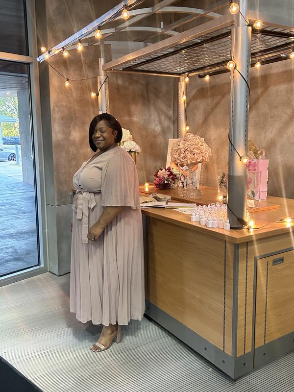 knee length dresses for ladies Rent Asos Design Curve Exclusive Midi Dress With Kimono Sleeve And Tie  Waist In Pleat In Lilac