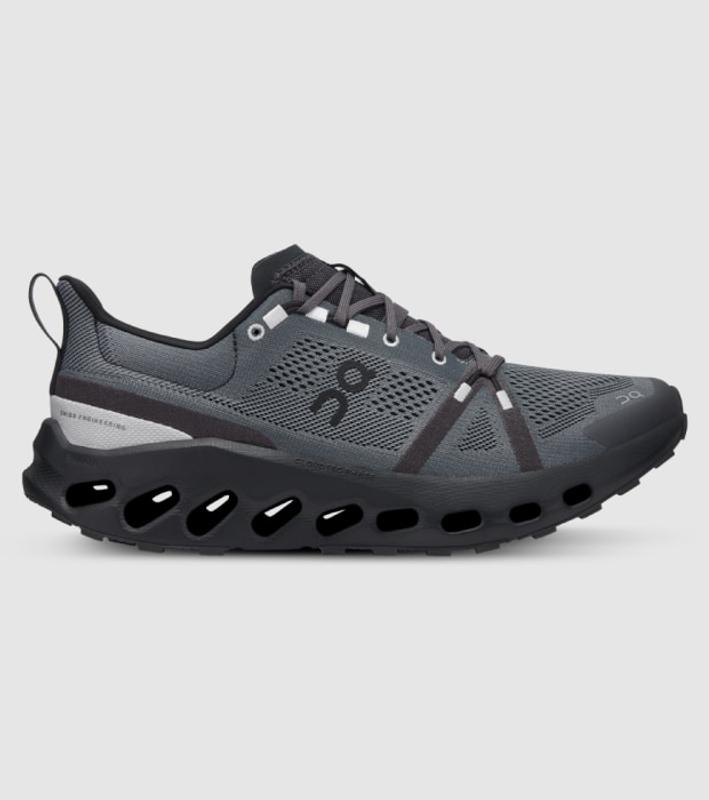 ON RUNNING CLOUDSURFER TRAIL MENS ECLIPSE BLACK The Athlete s Foot