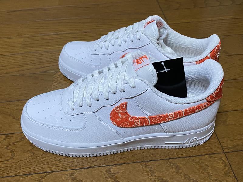 NIKE W AIR FORCE 1 '07 ESS WHITE/RUSH ORANGE-WHITE 22SU-I NIKE W AIR FORCE 1 '07 ESS WHITE/RUSH ORANGE-WHITE 22SU-I
