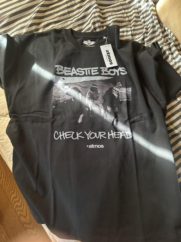 Beastie Boys x atmos Check Your Head T-shirt BLACK（ビースティ