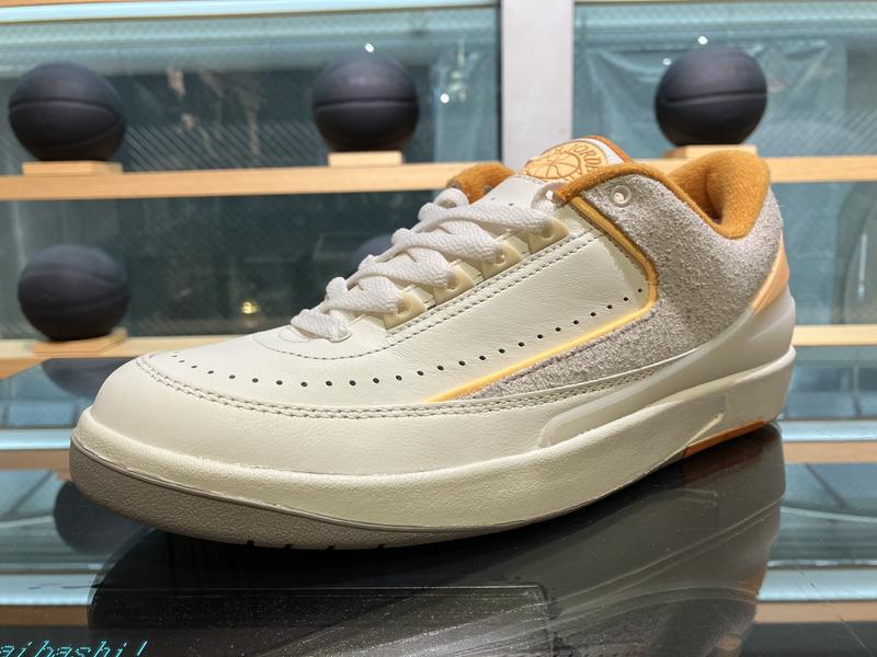 JORDAN BRAND AIR JORDAN 2 RETRO LOW SAIL/MELON TINT-LIGHT CURRY