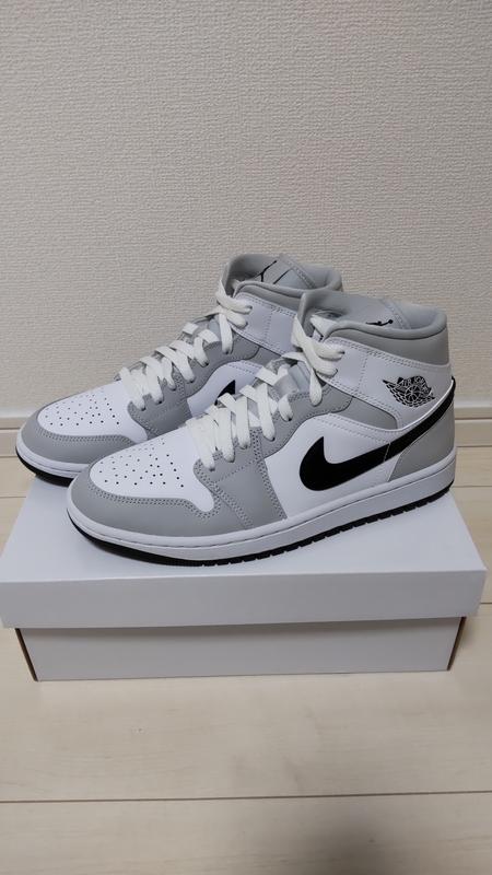 Air Jordan 1 Mid "Grey Fog/White/Black"