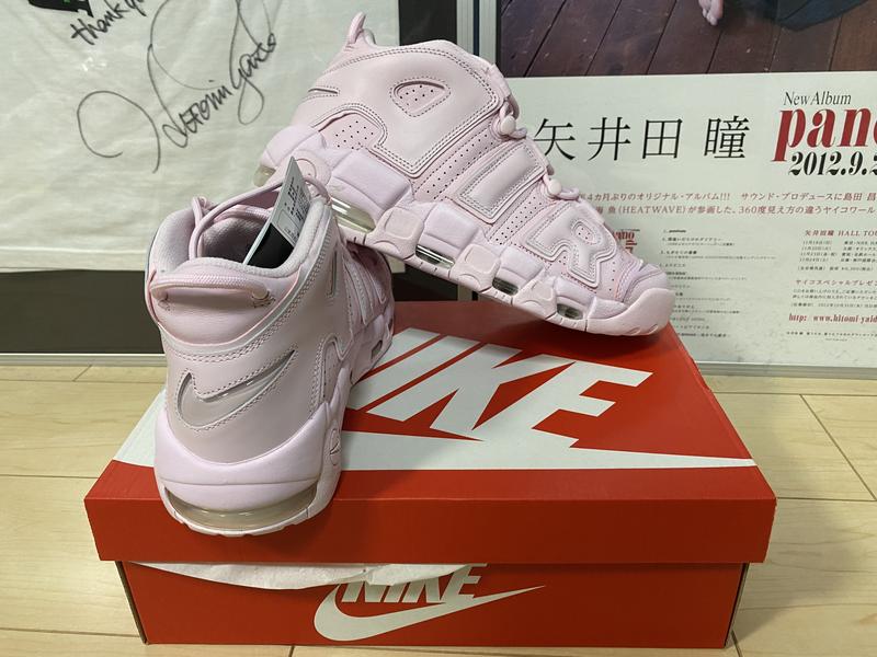 NIKE W AIR MORE UPTEMPO PINK FOAM /PINK FOAM -WHITE