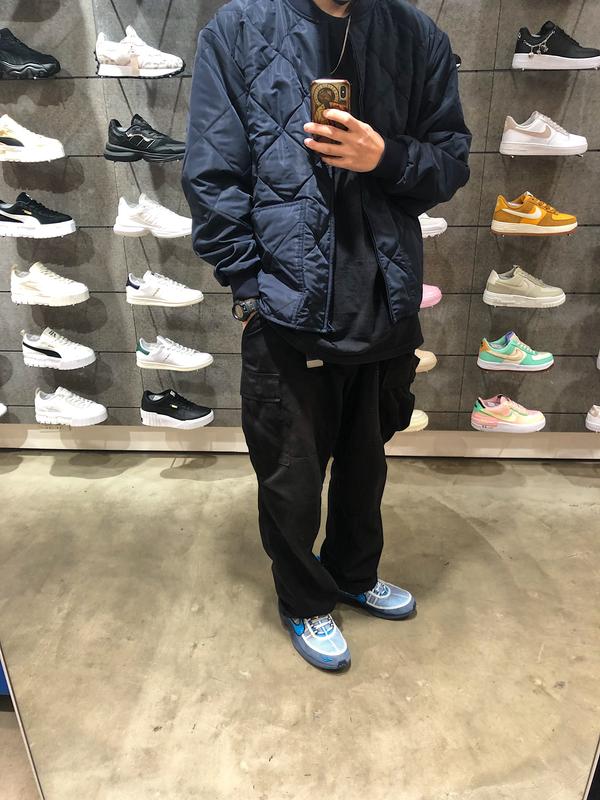 atmos QUILTING JACKET NAVY 21FA-I