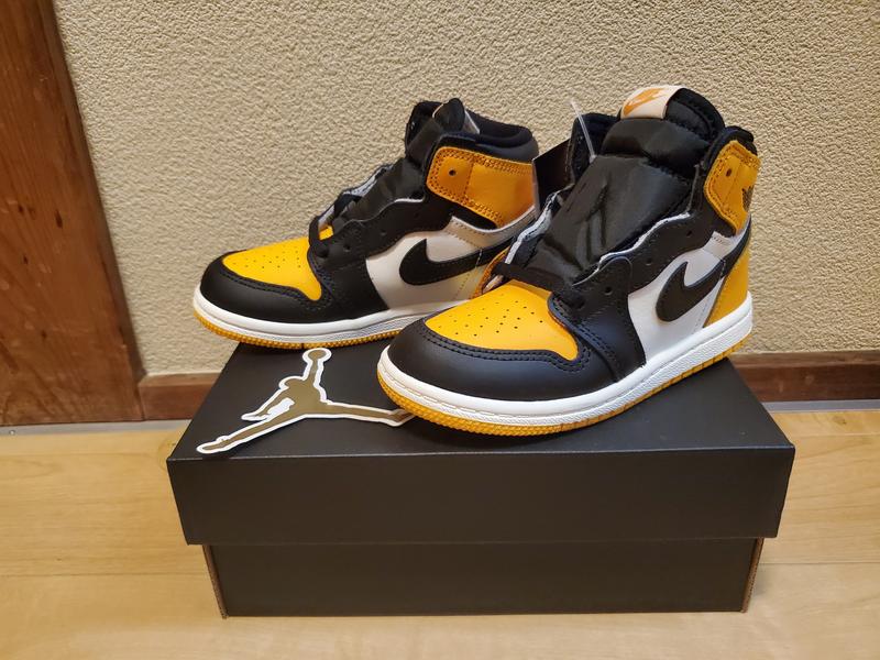 JORDAN BRAND JORDAN 1 RETRO HIGH OG (TD) TAXI/BLACK-SAIL