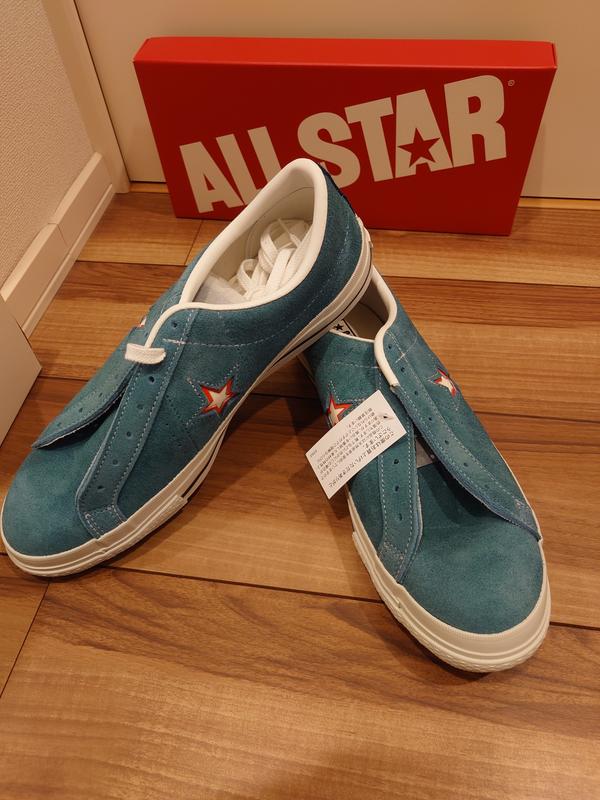 FACETASM x CONVERSE ONE STAR J SUEDE SMOKE BLUE