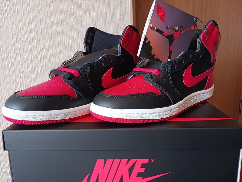 JORDAN BRAND AIR JORDAN 1 HIGH 85 BLACK/VARSITY RED-WHITE
