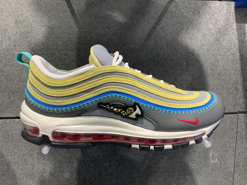 NIKE AIR MAX 97 SE IRON GREY/PHANTOM-PARTICLE GREY-CELERY