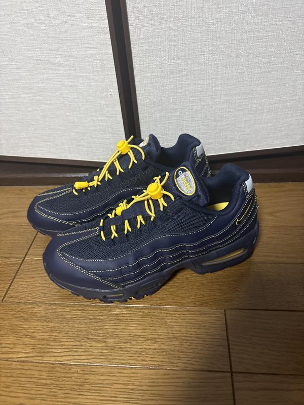 靴 NIKE AIR MAX 95 OG OBSIDIAN/OBSIDIAN NIKE AIR MAX 95 OG OBSIDIAN/OBSIDIAN-VARSITY MAIZE（ナイキ