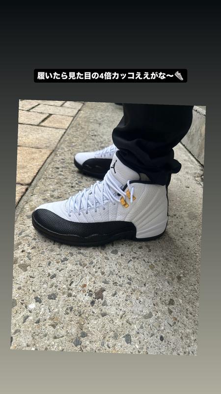 JORDAN BRAND AIR JORDAN 12 RETRO WHITE/BLACK-TAXI（ジョーダン