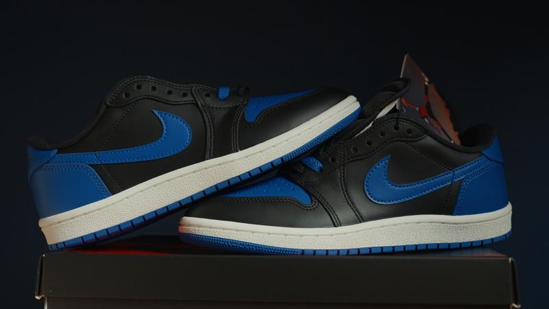 JORDAN BRAND AIR JORDAN 1 LOW 85 BLACK/VARSITY ROYAL-SUMMIT WHITE