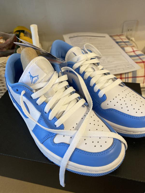 エアジョーダン 1 LOW G ライトブルー　28.5センチ JORDAN BRAND AIR JORDAN 1 LOW WHITE/DK POWDER BLUE-OBSIDIAN