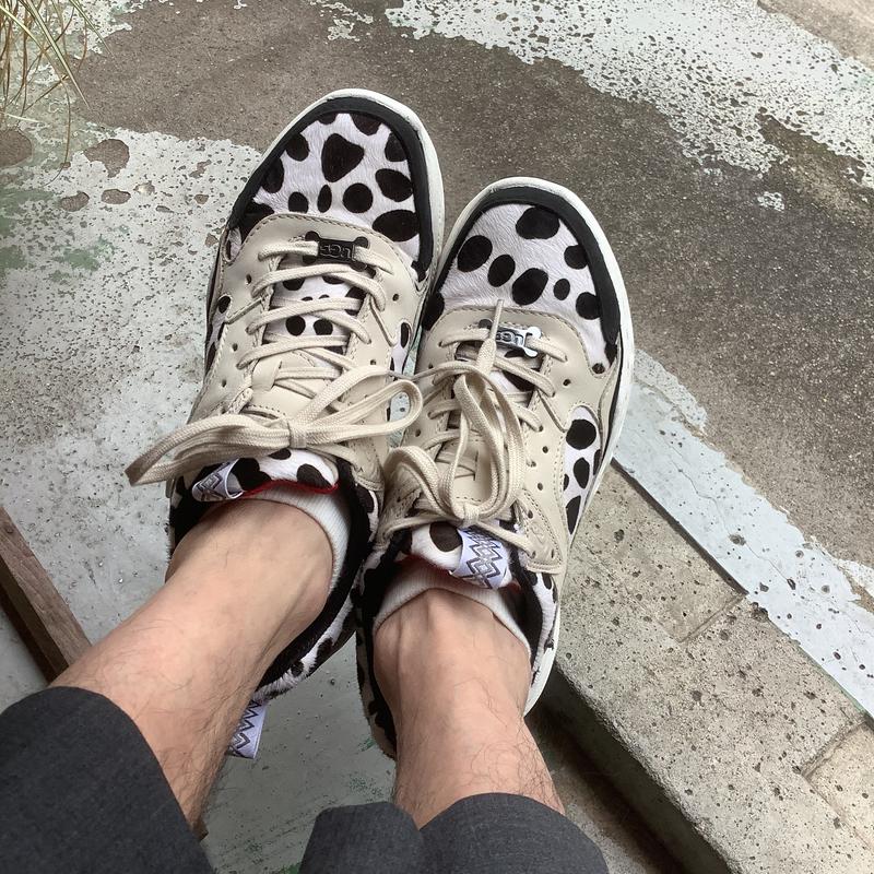 UGG CA805 Dalmatian（アグ CA805 ダルメシアン-オフホワイト