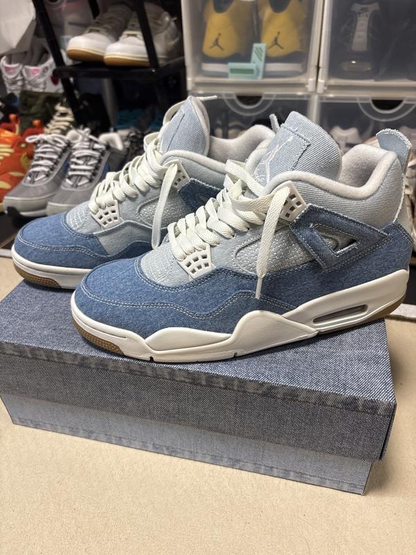 JORDAN BRAND WMNS AIR JORDAN 4 RETRO TEX SAIL/SAIL-GUM LIGHT BROWN
