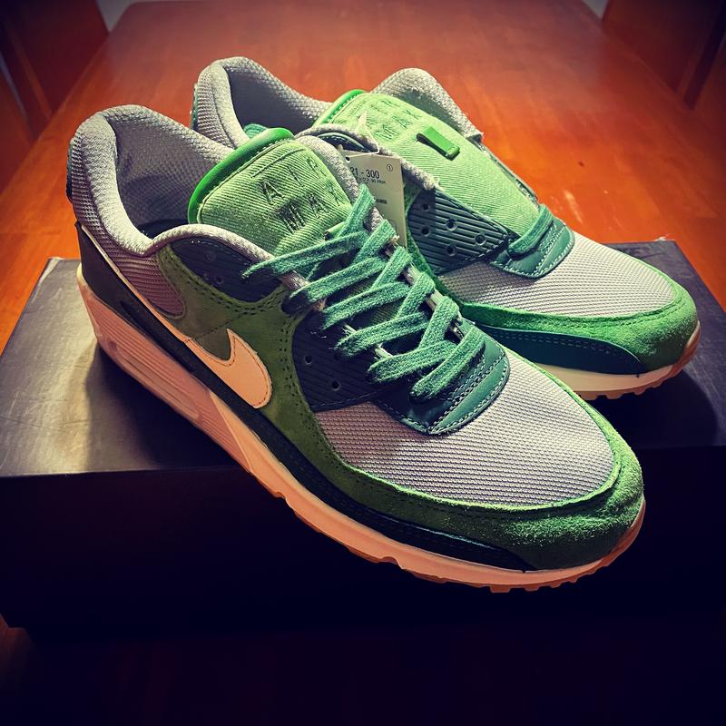 NIKE AIR MAX 90 PRM PRO GREEN/PALE IVORY-FOREST GREEN 22SP-I