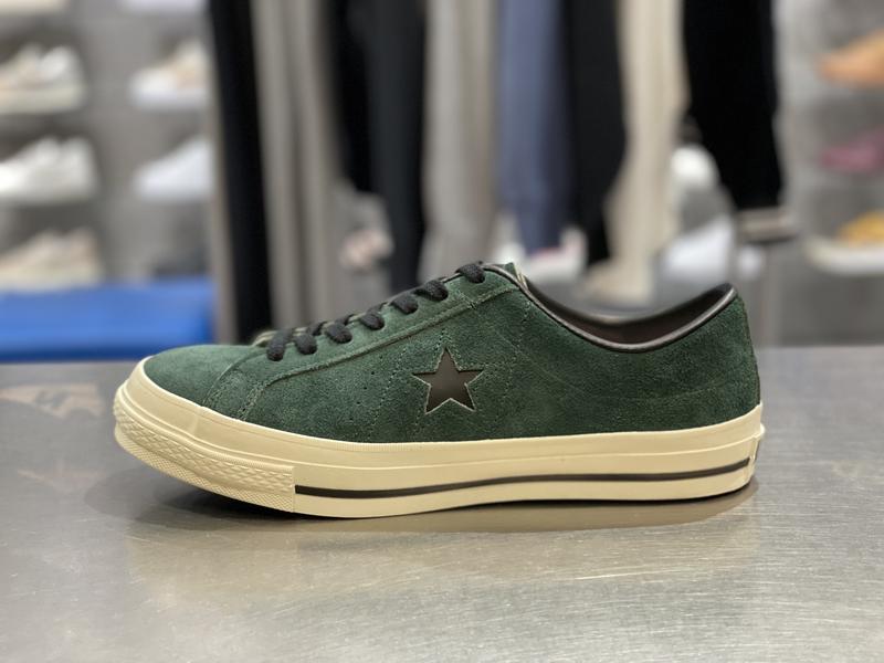 CONVERSE ONE STAR J SUEDE GREEN/BLACK 23SS-I