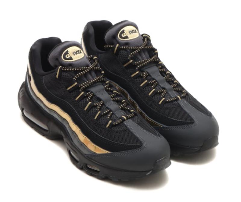 モデルシリーズAI【即日発送】Air Max 95  ブラック メタリックゴールド 27cm