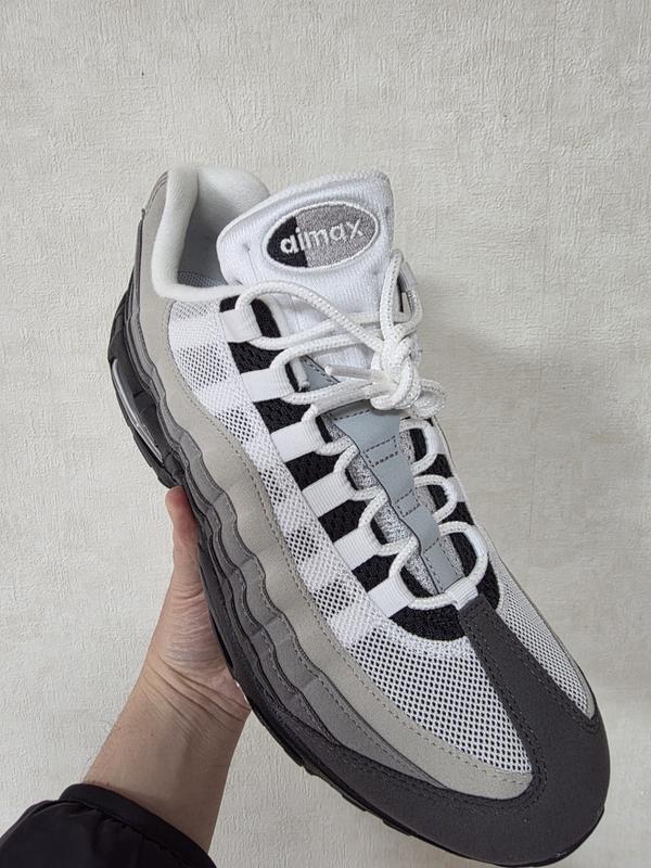 NIKE AIR MAX 95 BIG BUBBLE BLACK/WHITE-MEDIUM ASH-DK PEWTER