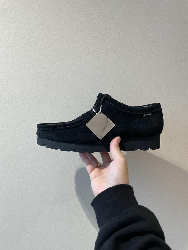 Clarks WallabeeGTX Black Sde 23FA-I（クラークス ワラビー GTX