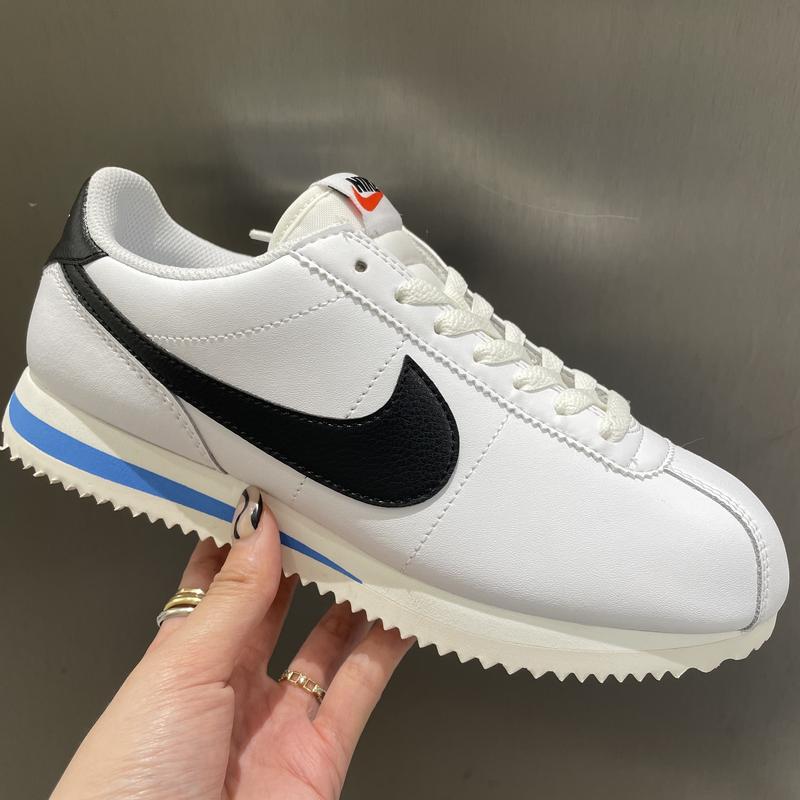 NIKE W CORTEZ WHITE/BLACK-LT PHOTO BLUE-SAIL