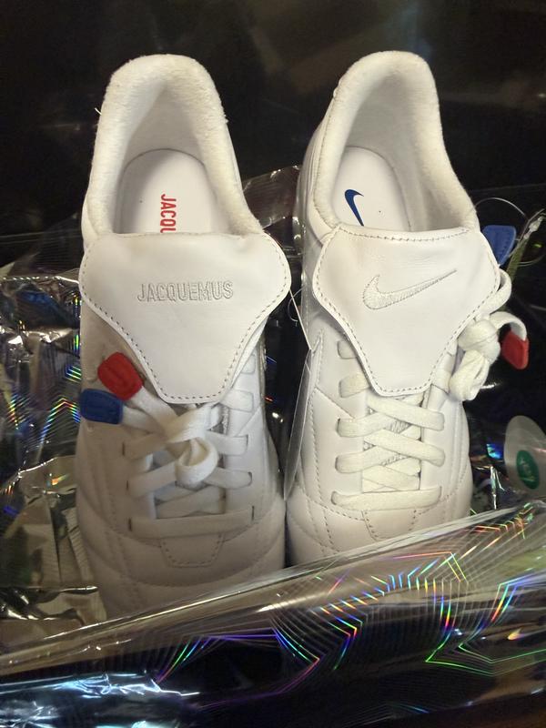 た*る様 即購入️⭕️ 激レア Jacquemus Nike Cryoshot NIKE CRYOSHOT TIEMPO R10 x France x Jacquemus WHITE/WHITE-SPORT