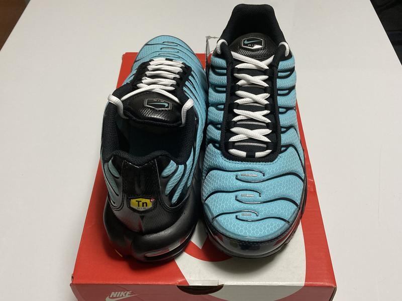 NIKE AIR MAX PLUS AQUA/METALLIC SILVER-BLACK-WHITE（ナイキ