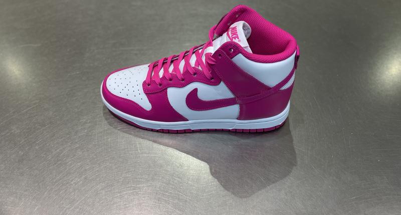 NIKE W DUNK HIGH WHITE/PINK PRIME 22SP-I