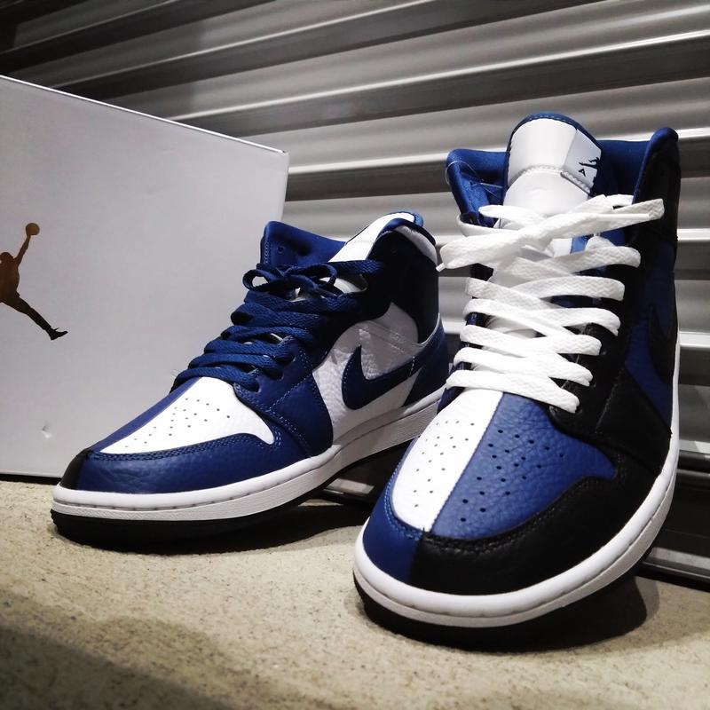 JORDAN BRAND WMNS AIR JORDAN 1 MID SE FRENCH BLUE/BLACK-WHITE 22HO-I