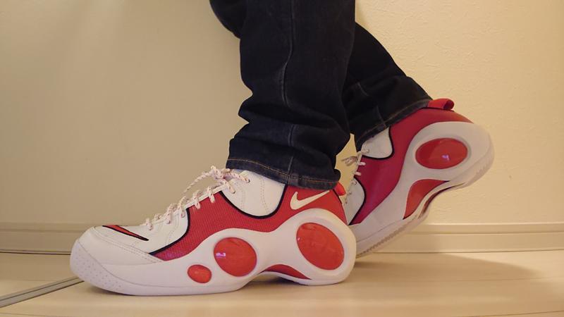 NIKE AIR ZOOM FLIGHT 95 WHITE/TRUE RED-BLACK 22HO-I