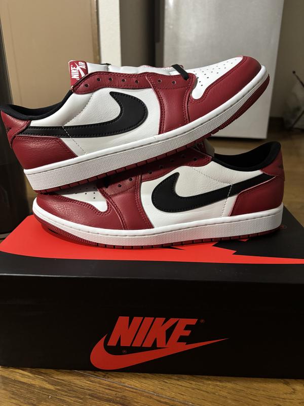 JORDAN BRAND AIR JORDAN 1 RETRO LOW OG VARSITY RED/BLACK-SUMMIT