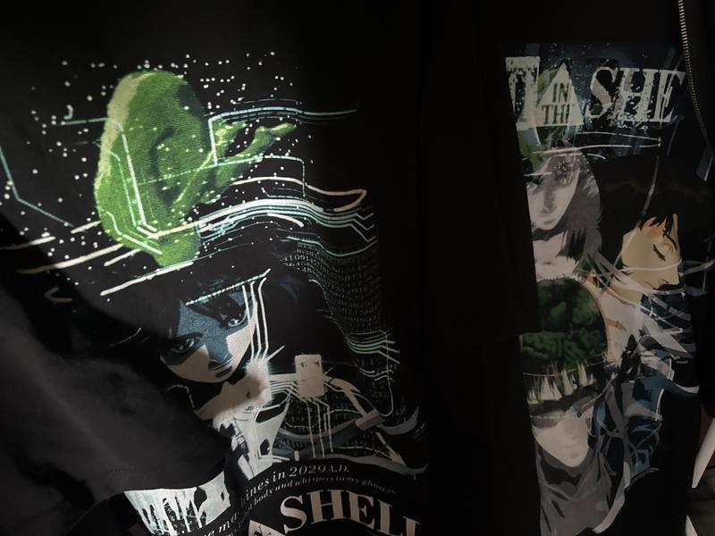 GHOST IN THE SHELL x Kosuke Kawamura x atmos T-shirt 01 BLACK