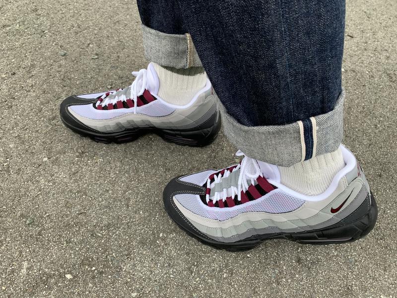 NIKE AIR MAX 95 BLACK/DARK BEETROOT-PEARL GREY 22FA-I