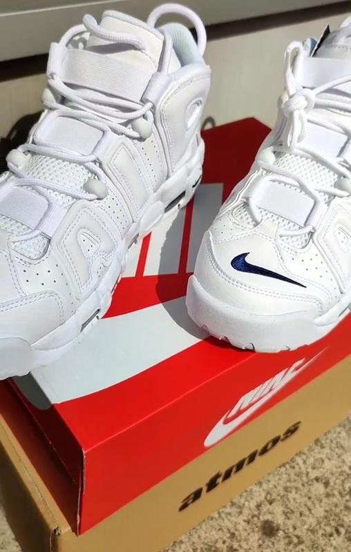 Nike Air More Uptempo White/Midnight Navy ナイキ DH8011-100 Nike AIR MORE UPTEMPO 96 White Midnight Navy Men's UK 10 EUR