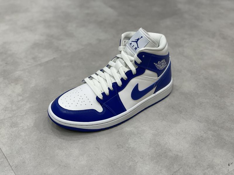 JORDAN BRAND WMNS AIR JORDAN 1 MID DARK CONCORD/NEW EMERALD