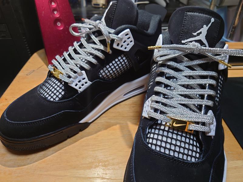JORDAN BRAND AIR JORDAN 4 RETRO BLACK/WHITE-BLACK