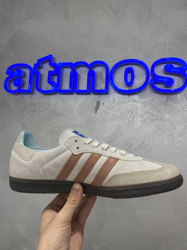 adidas SAMBA OG CRYSTAL WHITE/CLAY STLATE/GUM 23FW-I