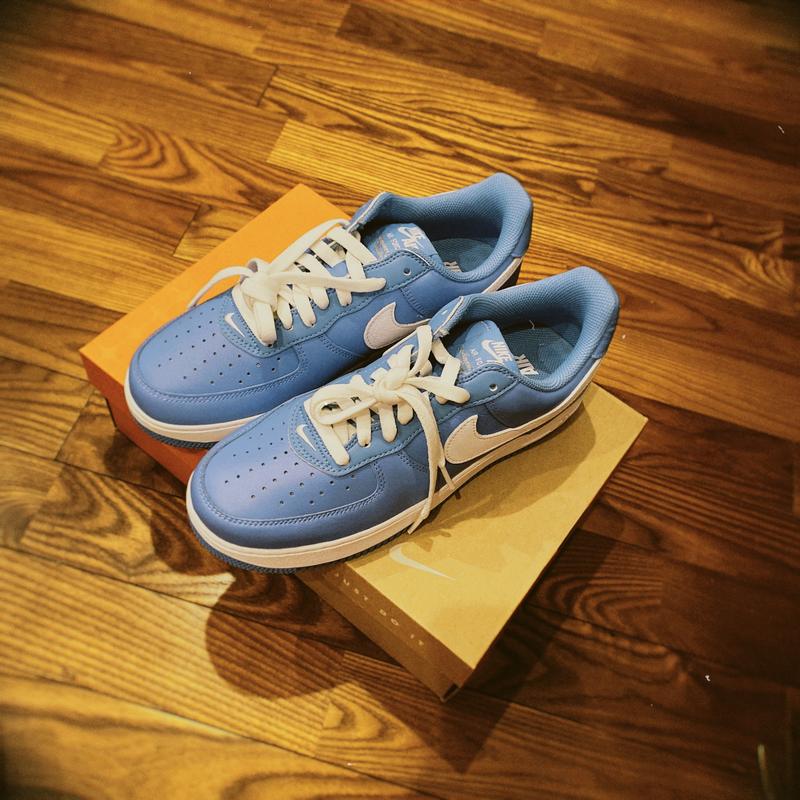 Baby blue suede air force clearance 1