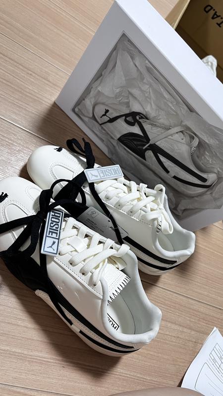 PUMA SPEEDCAT LEA x ROSE WARM WHITE-PUMA BLACK（プーマ スピード