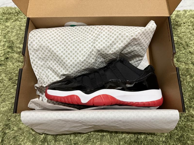 JORDAN BRAND AIR JORDAN 11 RETRO LOW BLACK/VARSITY RED-WHITE