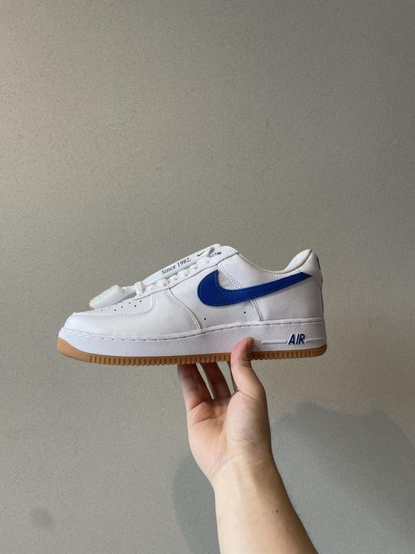 NIKE AIR FORCE 1 LOW RETRO WHITE/ROYAL BLUE-GUM YELLOW 22SP-I