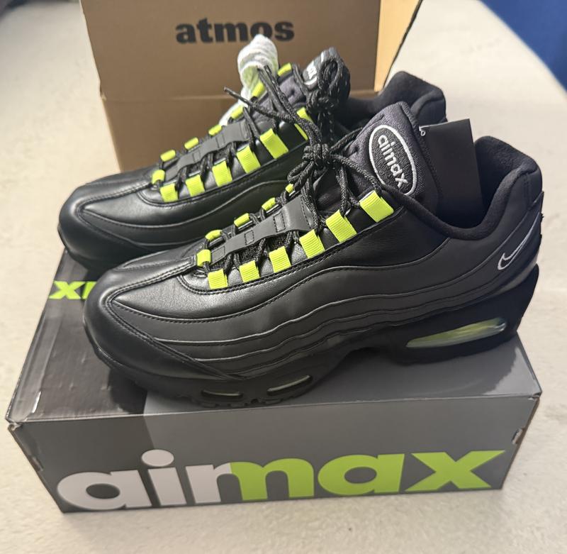 エアマックス95 OG Black and Volt BIG bubble SE エア マックス NIKE AIR MAX 95 BIG BUBBLE SE HRJK blk/wht-volt-flt