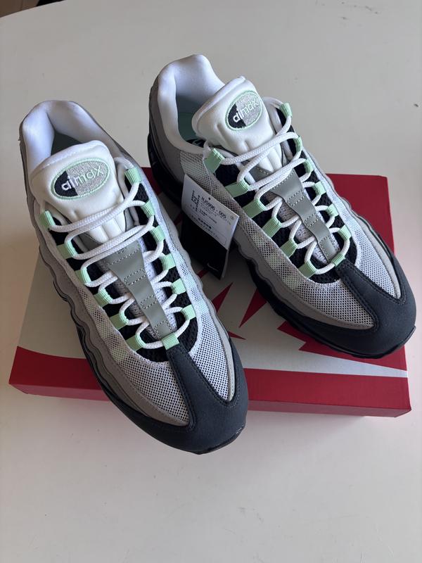 NIKE WMNS AIR MAX 95 BIG BUBBLE BLACK/FRESH MINT-WHITE-MEDIUM GREY