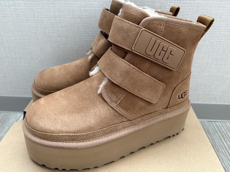UGG W NEUMEL PLATFORM CHESTNUT（アグ ニューメル プラットフォーム